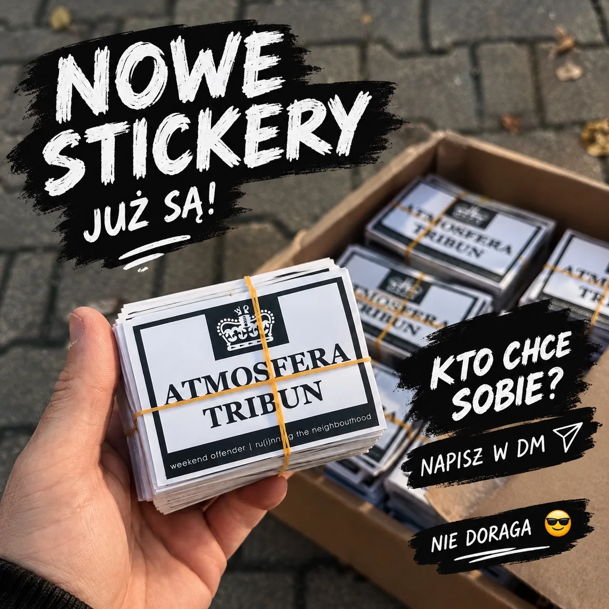Oryginalne naklejki ATMOSFERA TRIBUN